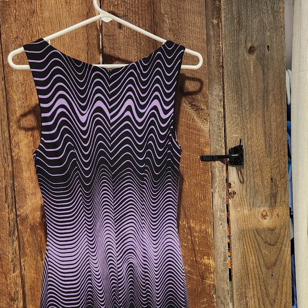 Cashe purple/black long dress